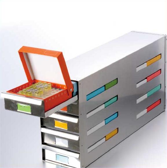 滑槽式抽屜型凍存架